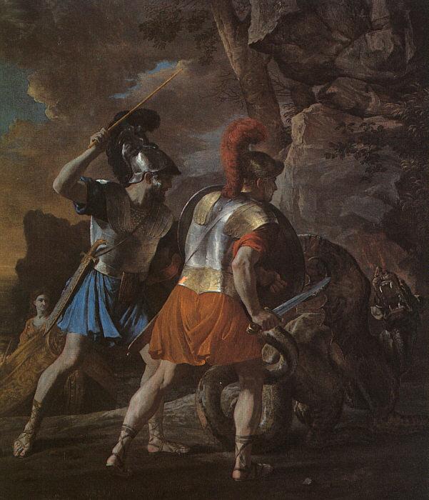 Nicolas Poussin The Companions of Rinaldo oil painting picture